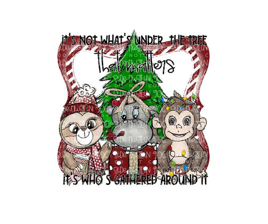 It's not what's under the Tree-Ready to Press Transfer