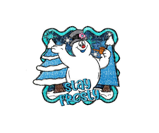 Stay Frosty-Ready to Press Transfer