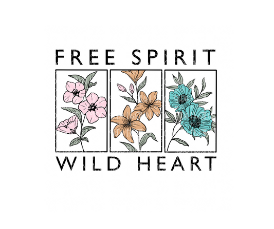 Free Spirit Wild Heart-Ready to Press Transfer