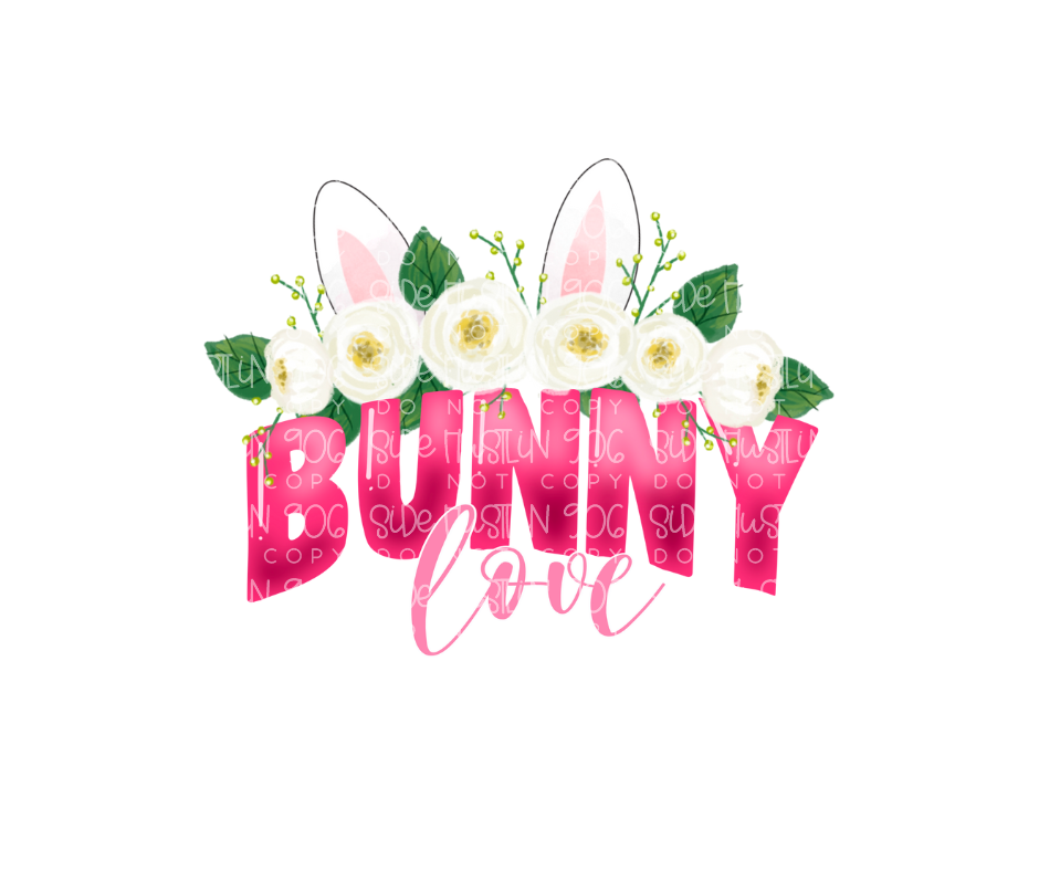 Bunny Love-Ready to Press Transfer
