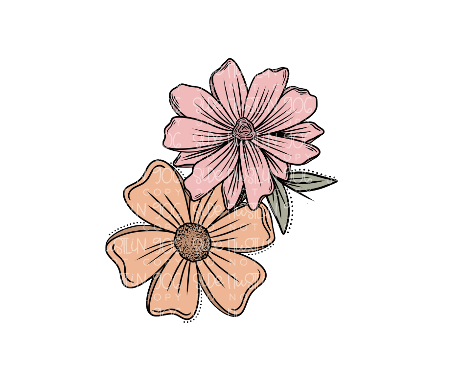 Motherhood floral -Ready to Press Transfer