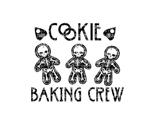Cookie baking C rew skellie-Ready to Press Transfer