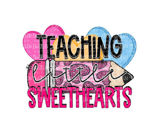 Teaching little Sweethearts-Ready to Press Transfer
