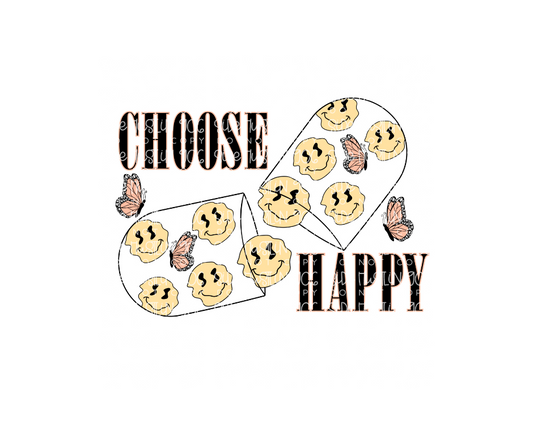 Choose happy-Ready to Press Transfer
