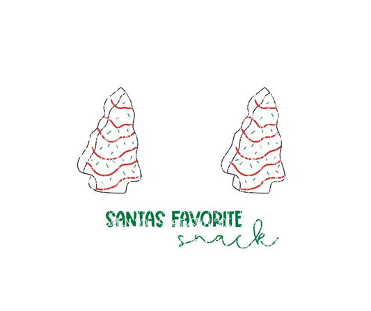Santa's Favorite Snack-Ready to Press Transfer