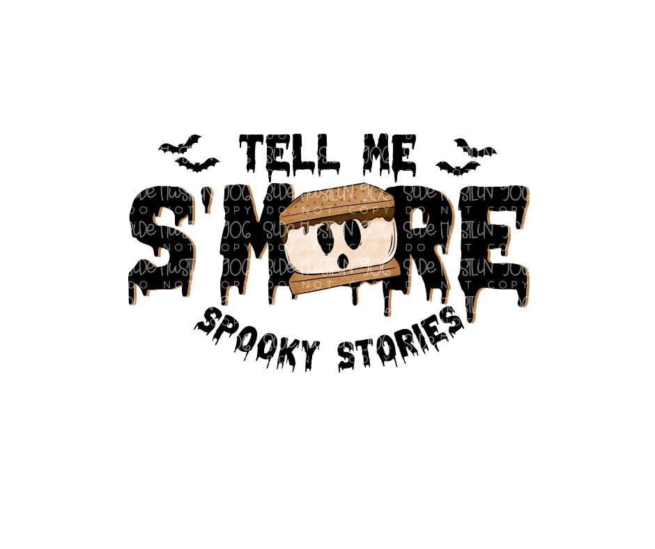 Smore Spooky Stories-Ready to Press Transfer