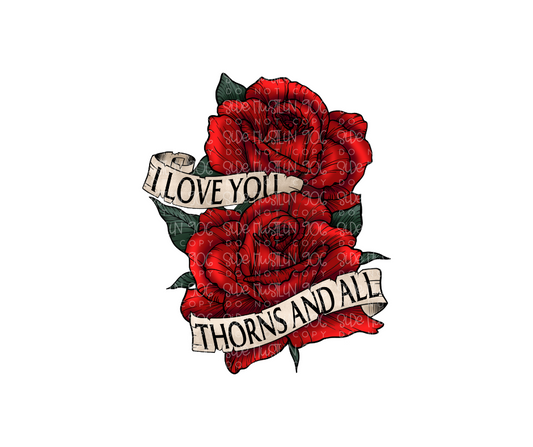 Thorns and All-Ready to Press Transfer