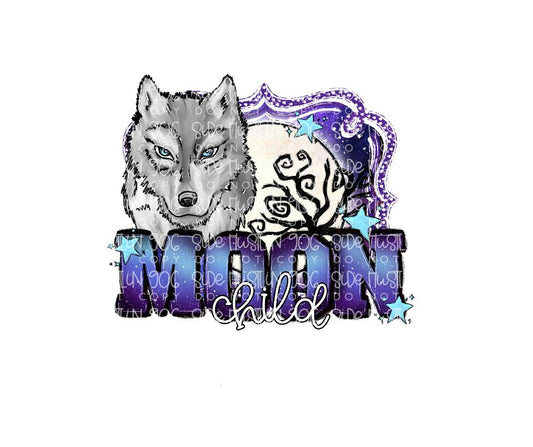 Moon Child wolf-Ready to Press Transfer