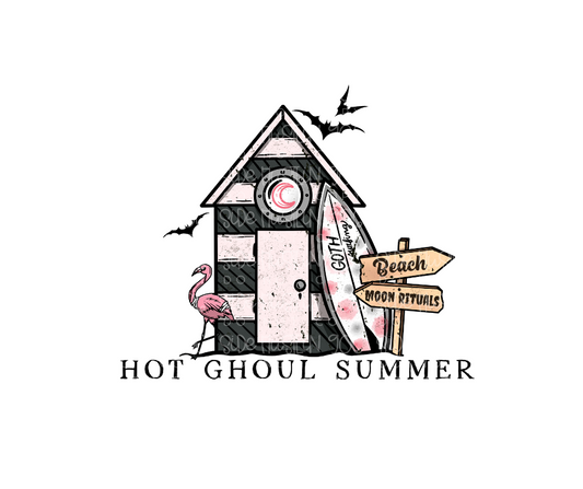 Hot Ghoul Summer-Ready to Press Transfer