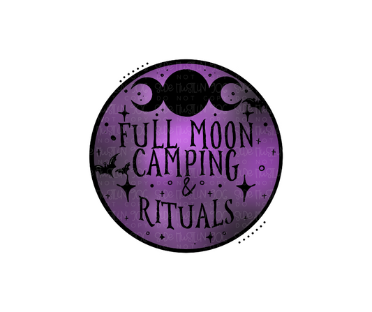 Full moon Camping & Rituals-Ready to Press Transfer