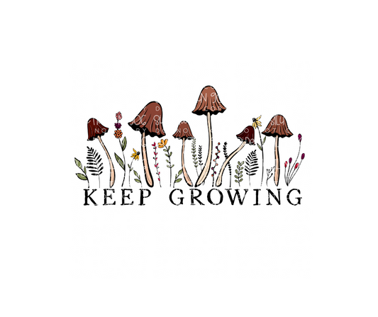 Keep Growing mushroom-Ready to Press Transfer