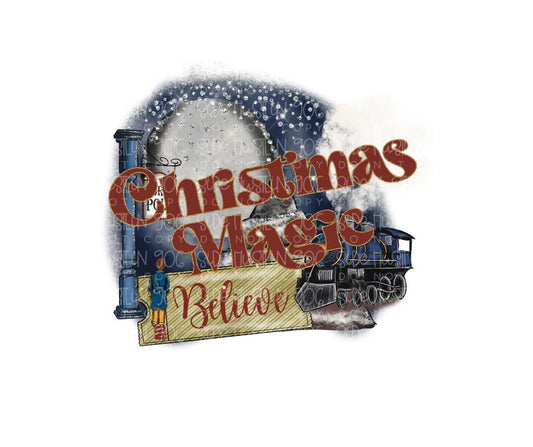 Christmas Magic Believe-Ready to Press Transfer