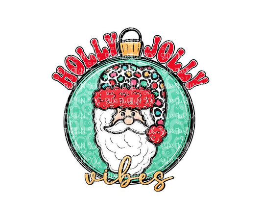 Holly Jolly Vibes-Ready to Press Transfer