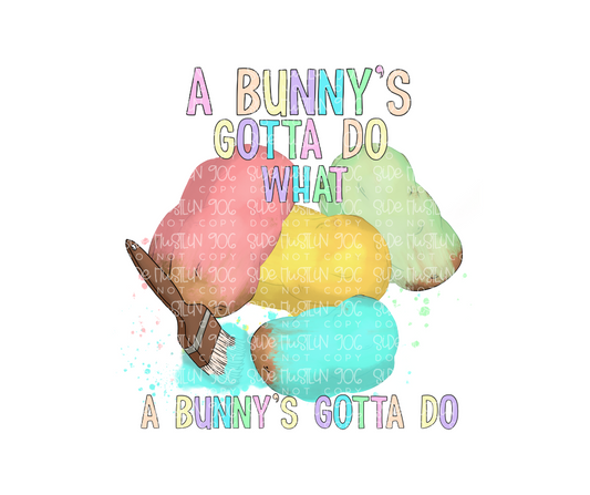 Bunny's gotta Do-Ready to Press Transfer