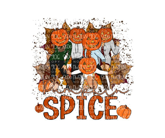 Pumpkin Spice-Ready to Press Transfer