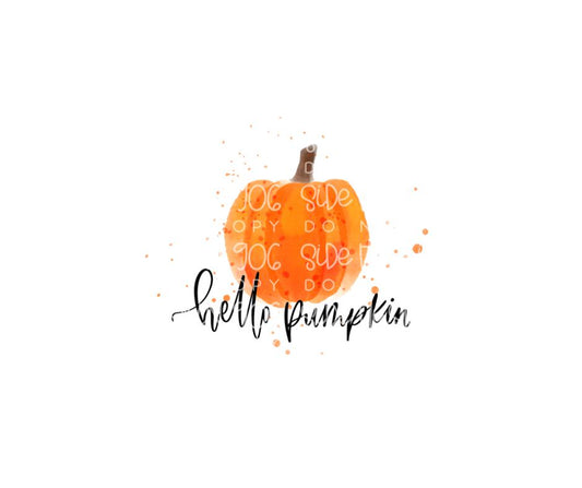 Hello Pumpkin-Ready to Press Transfer