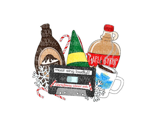 Christmas Cheer Mix-Ready to Press Transfer
