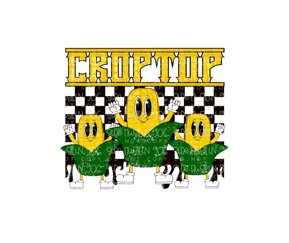 Crop Top Corn-Ready to Press Transfer