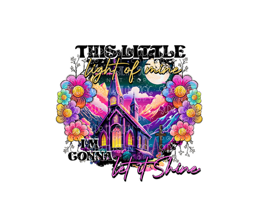 This little Light of Mine-Ready to Press Transfer