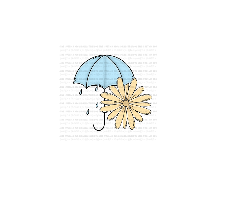 April Showers -Ready to Press Transfer