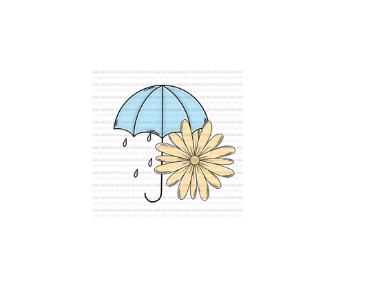 April Showers -Ready to Press Transfer