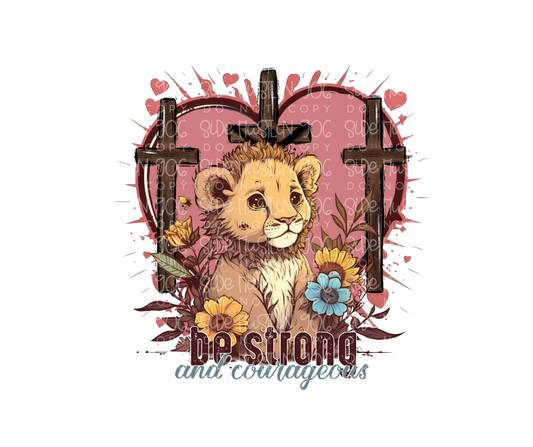 Be Strong and Courageous-Ready to Press Transfer