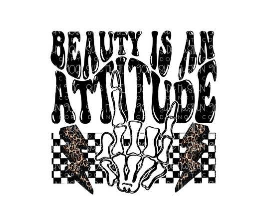 Beauty is an Attitude-Ready to Press Transfer