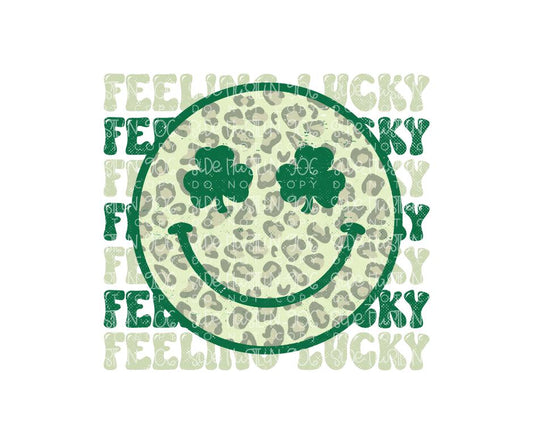 Feeling Lucky smiley-Ready to Press Transfer