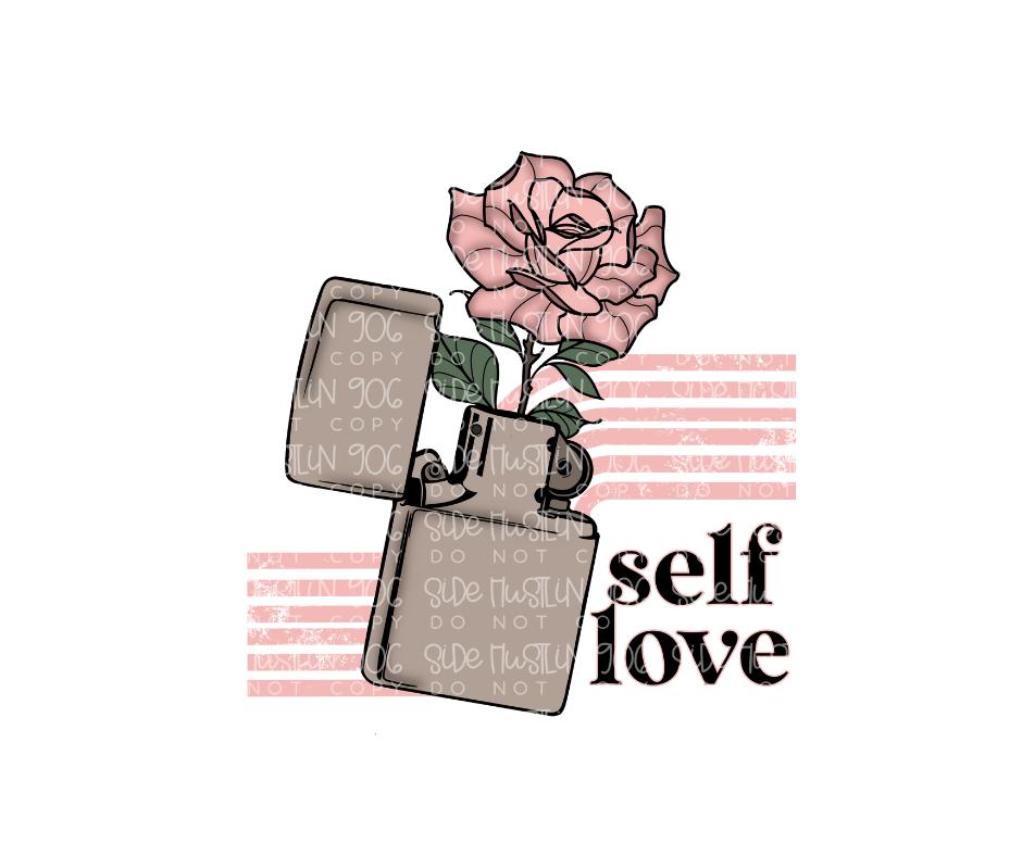 Self-Love lighter-Ready to Press Transfer