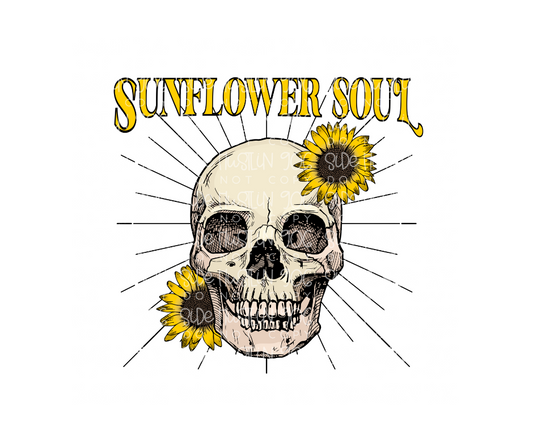 Sunflower Soul-Ready to Press Transfer