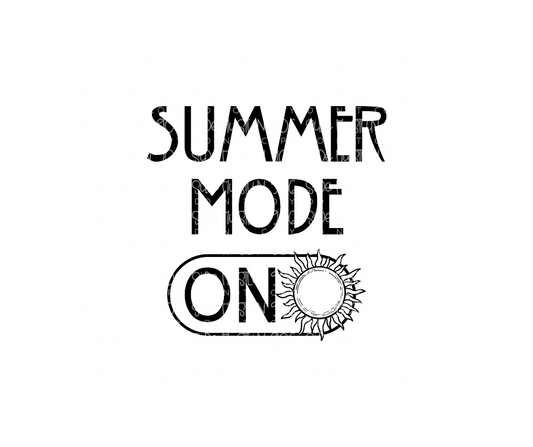 Summer Mode on-Ready to Press Transfer