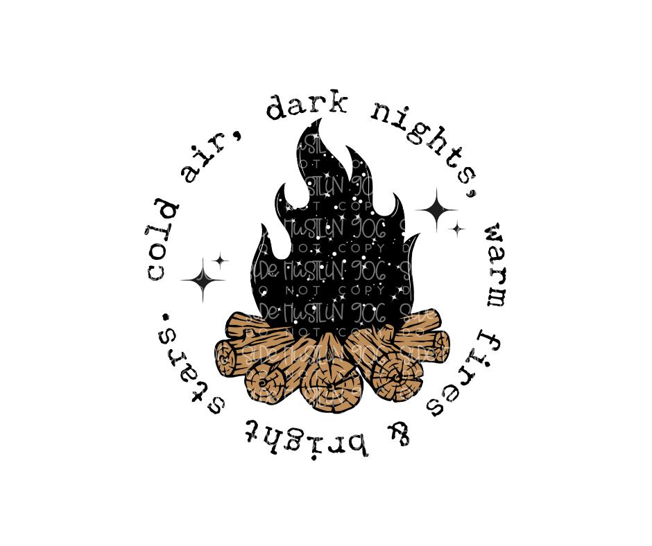 Cold air Dark Nights-Ready to Press Transfer