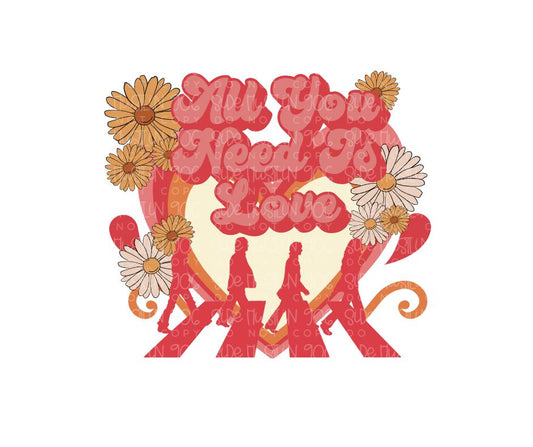 All you need is Love-Ready to Press Transfer