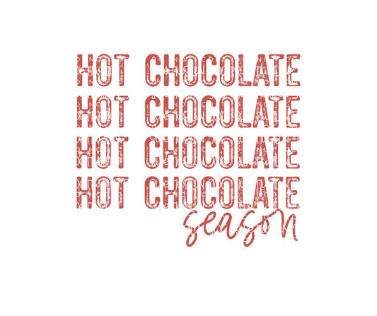 Hot Chocolate Season-Ready to Press Transfer