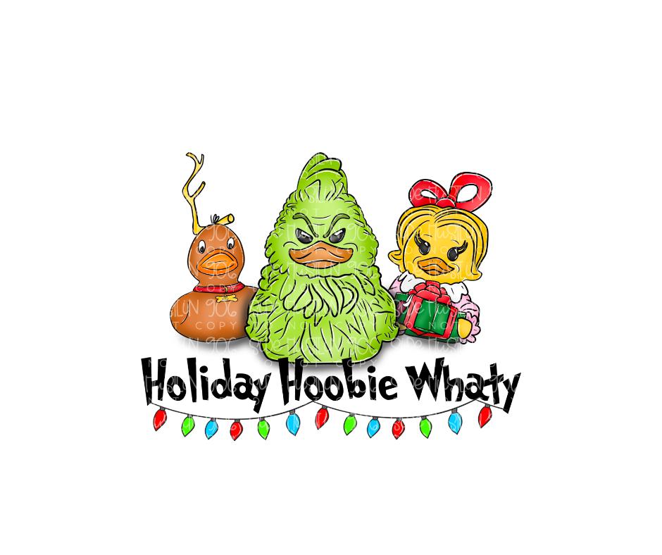 Holiday Hoobie Whaty-Ready to Press Transfer