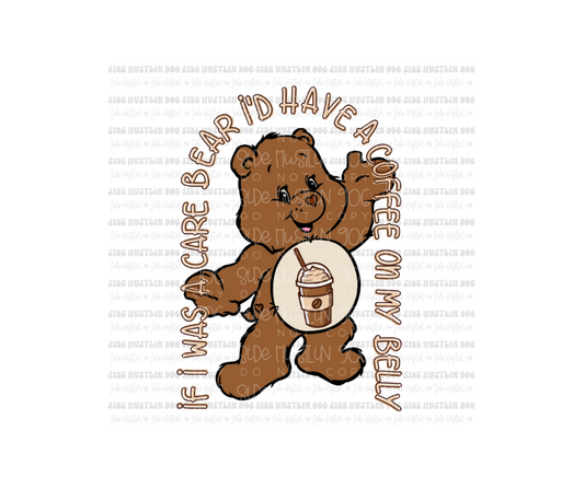 Coffee Bear-Ready to Press Transfer