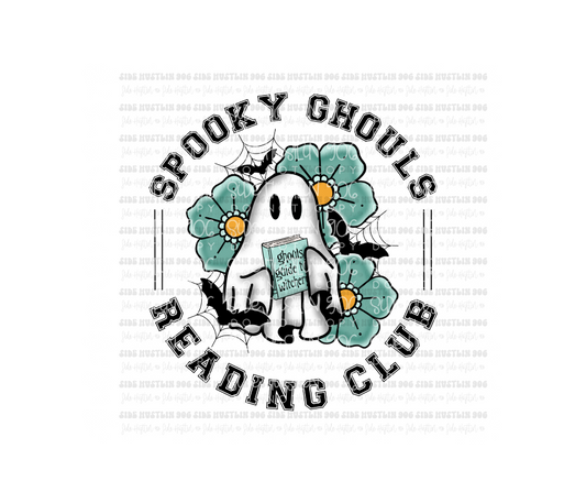 Spooky Ghouls Reading Club-Ready to Press Transfer