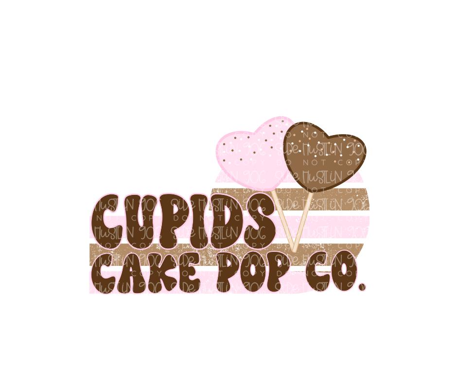 Cupid's Cake Pop Co-Ready to Press Transfer