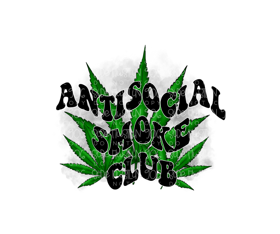 Antisocial Smoke Club-Ready to Press Transfer