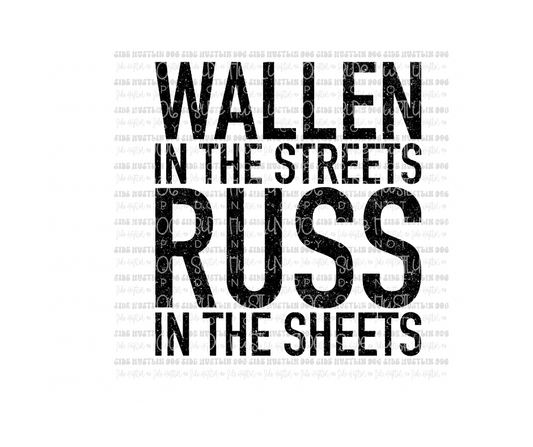Streets & Sheets-Ready to Press Transfer