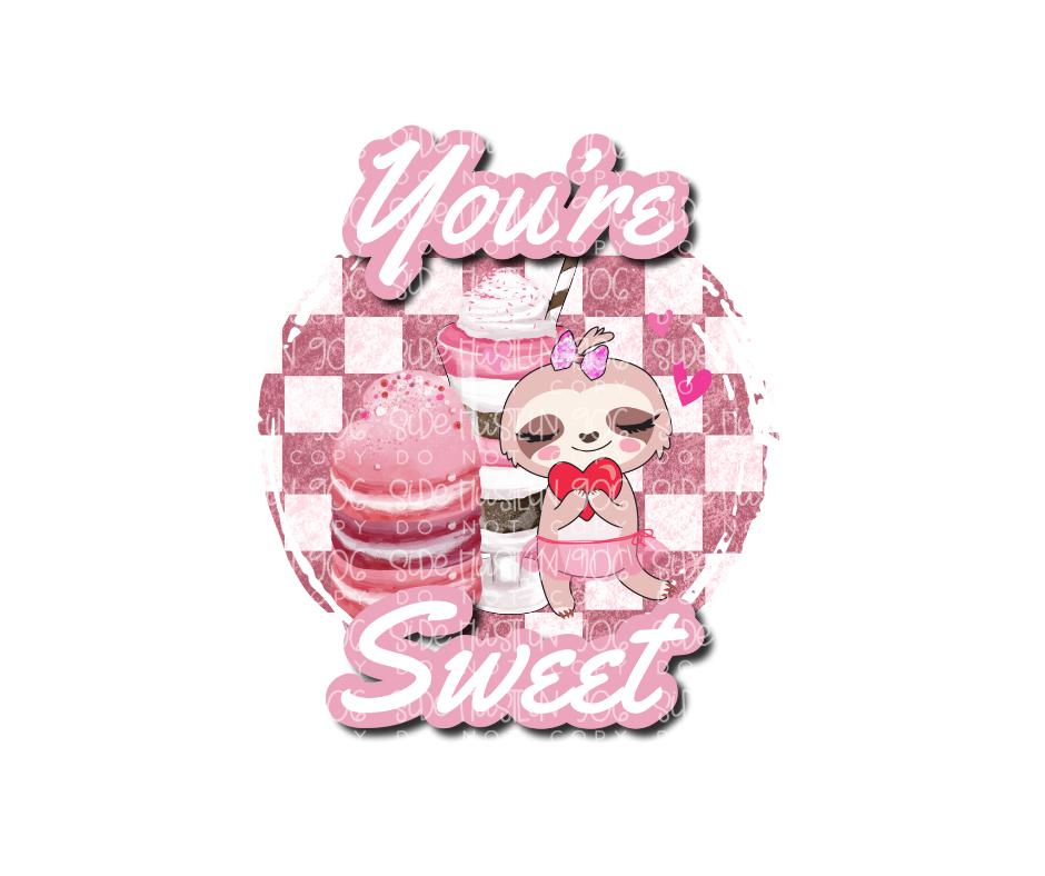 You're Sweet sloth-Ready to Press Transfer