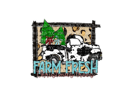 Farm Fresh Trees-Ready to Press Transfer
