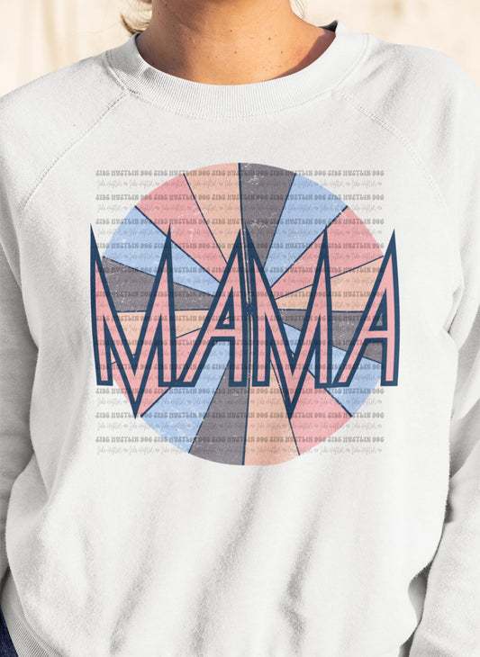Mama pinwheel Crew Sweatshirt